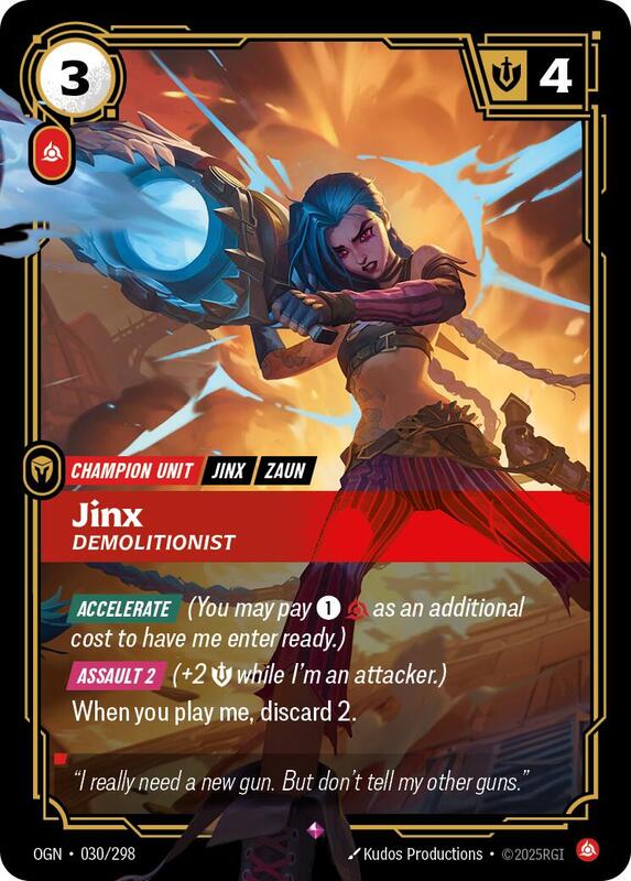 Jinx - Demolitionist 030/298 - Origins (OGN)