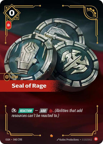 Seal of Rage 040/298 - Origins (OGN)
