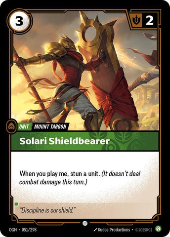 Solari Shieldbearer 051/298 - Origins (OGN)