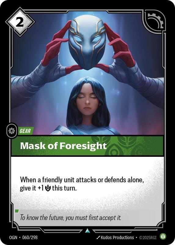 Mask of Foresight 060/298 - Origins (OGN)