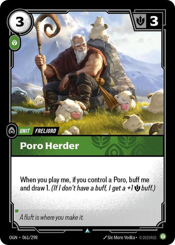 Poro Herder 061/298 - Origins (OGN)