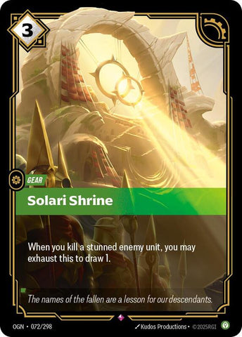 Solari Shrine 072/298 - Origins (OGN)