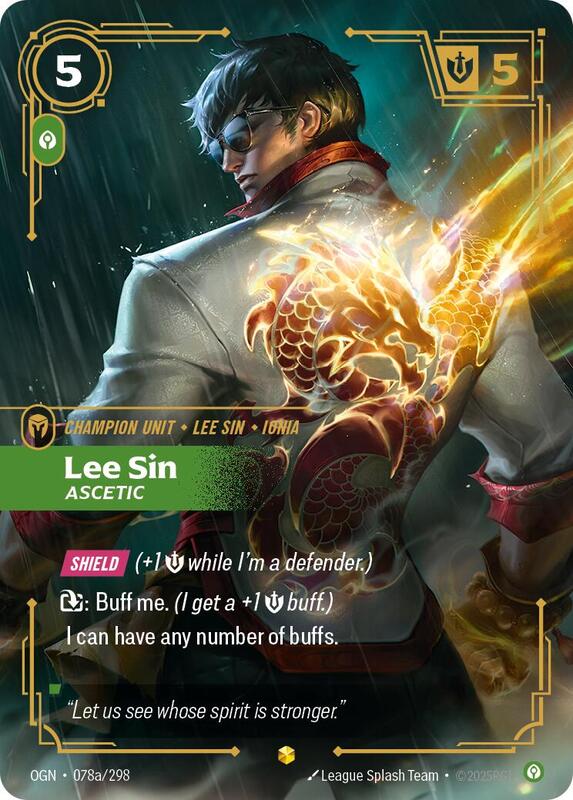 Lee Sin - Ascetic (Alternate Art) 078a/298 - Origins (OGN)