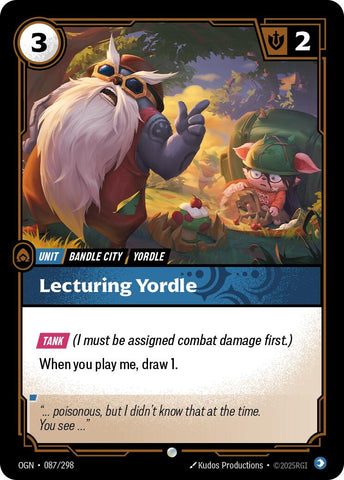 Lecturing Yordle