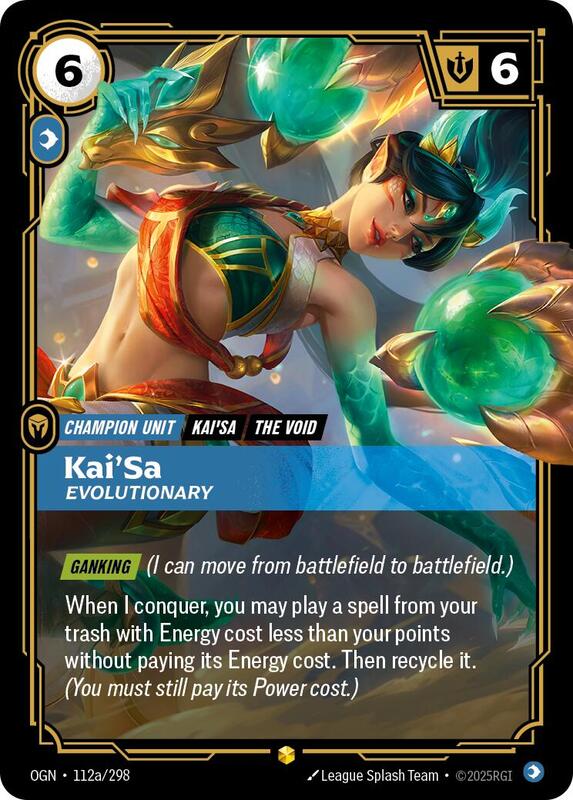 Kai'Sa - Evolutionary (Alternate Art) 112a/298 - Origins (OGN)