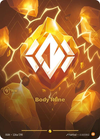 Body Rune (Alternate Art) 126a/298 - Origins (OGN)