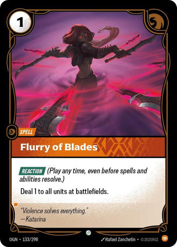 Flurry of Blades 133/298 - Origins (OGN)