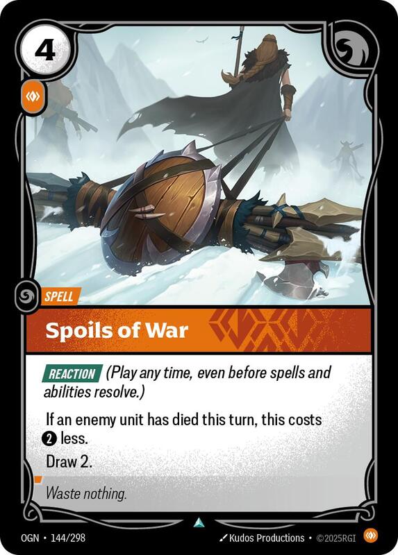 Spoils of War 144/298 - Origins (OGN)