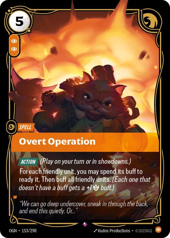 Overt Operation 153/298 - Origins (OGN)