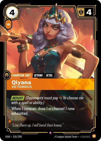 Qiyana - Victorious 155/298 - Origins (OGN)