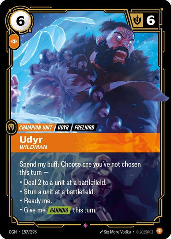 Udyr - Wildman 157/298 - Origins (OGN)