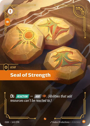 Seal of Strength 163/298 - Origins (OGN)