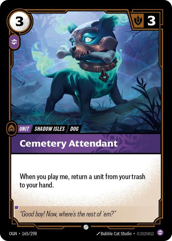 Cemetery Attendant 165/298 - Origins (OGN)