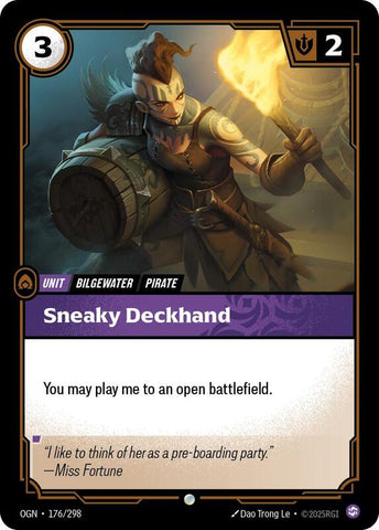 Sneaky Deckhand 176/298 - Origins (OGN)