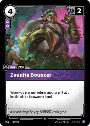 Zaunite Bouncer 188/298 - Origins (OGN)