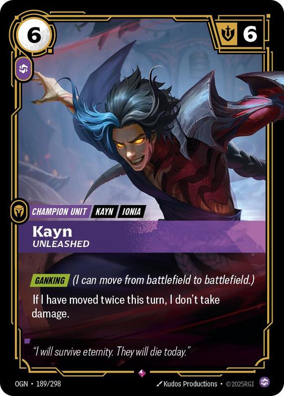Kayn - Unleashed 189/298 - Origins (OGN)