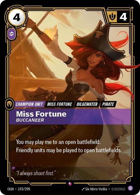 Miss Fortune - Buccaneer 193/298 - Origins (OGN)