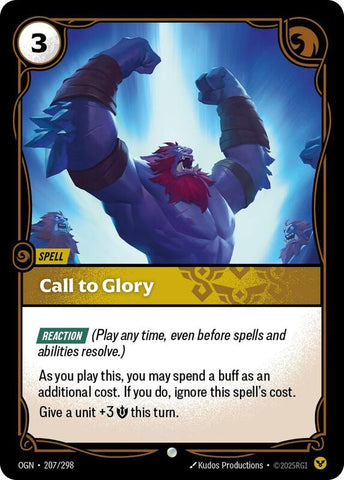 Call to Glory 207/298 - Origins (OGN)