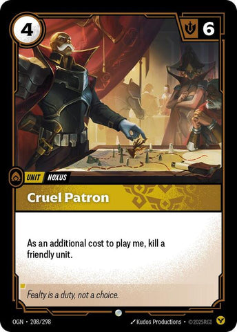 Cruel Patron 208/298 - Origins (OGN)