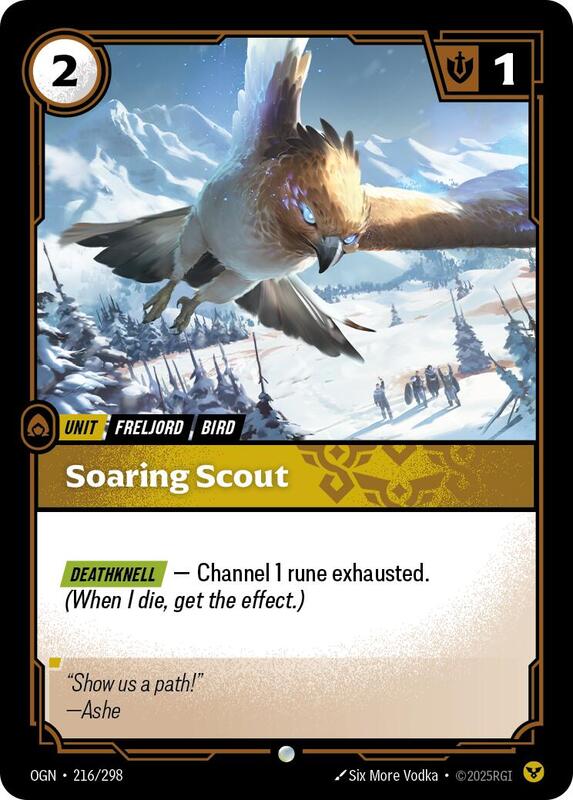 Soaring Scout 216/298 - Origins (OGN)