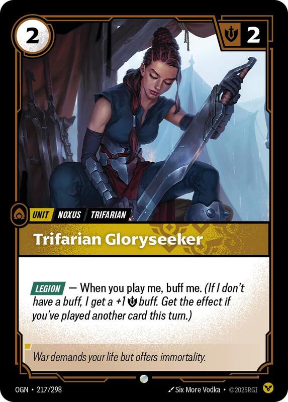 Trifarian Gloryseeker 217/298 - Origins (OGN)