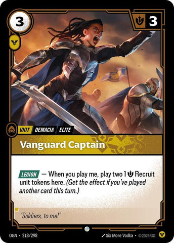 Vanguard Captain 218/298 - Origins (OGN)