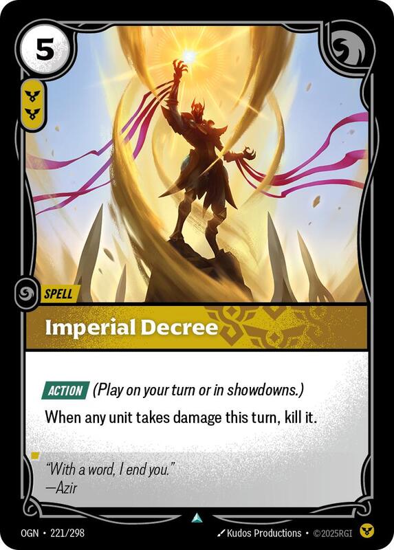 Imperial Decree 221/298 - Origins (OGN)
