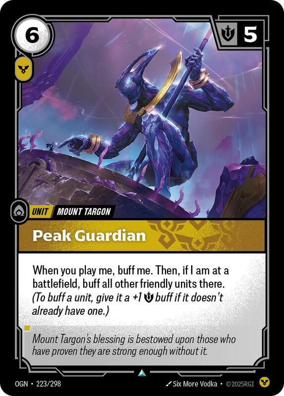 Peak Guardian 223/298 - Origins (OGN)