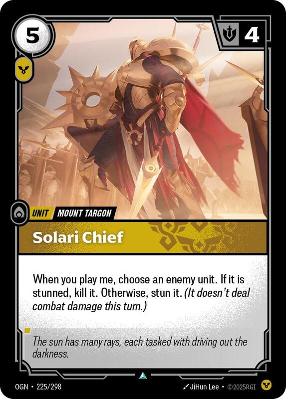 Solari Chief 225/298 - Origins (OGN)
