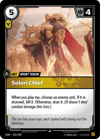 Solari Chief 225/298 - Origins (OGN)