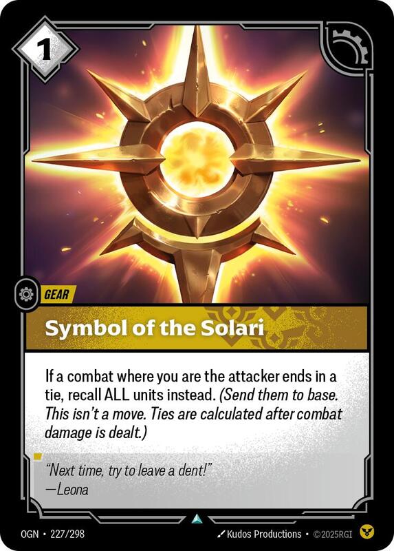Symbol of the Solari 227/298 - Origins (OGN)