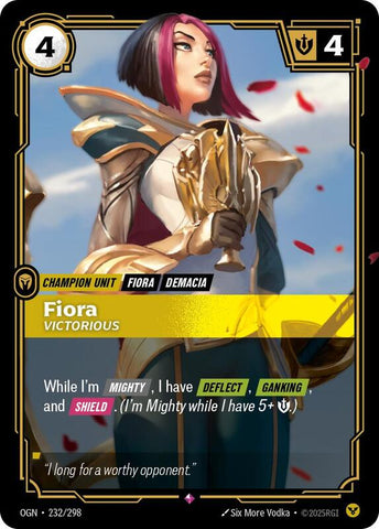 Fiora - Victorious 232/298 - Origins (OGN)