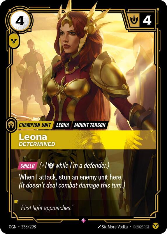 Leona - Determined 238/298 - Origins (OGN)