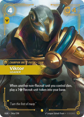Viktor - Leader (Alternate Art) 246a/298 - Origins (OGN)