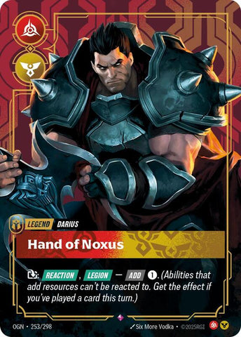 Darius - Hand of Noxus 253/298 - Origins (OGN)