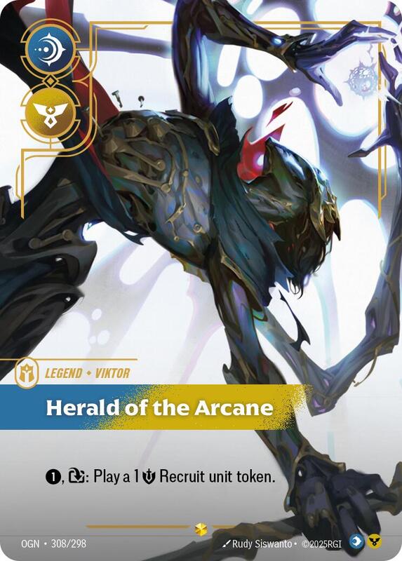 Viktor - Herald of the Arcane (Overnumbered) 308/298 - Origins (OGN)