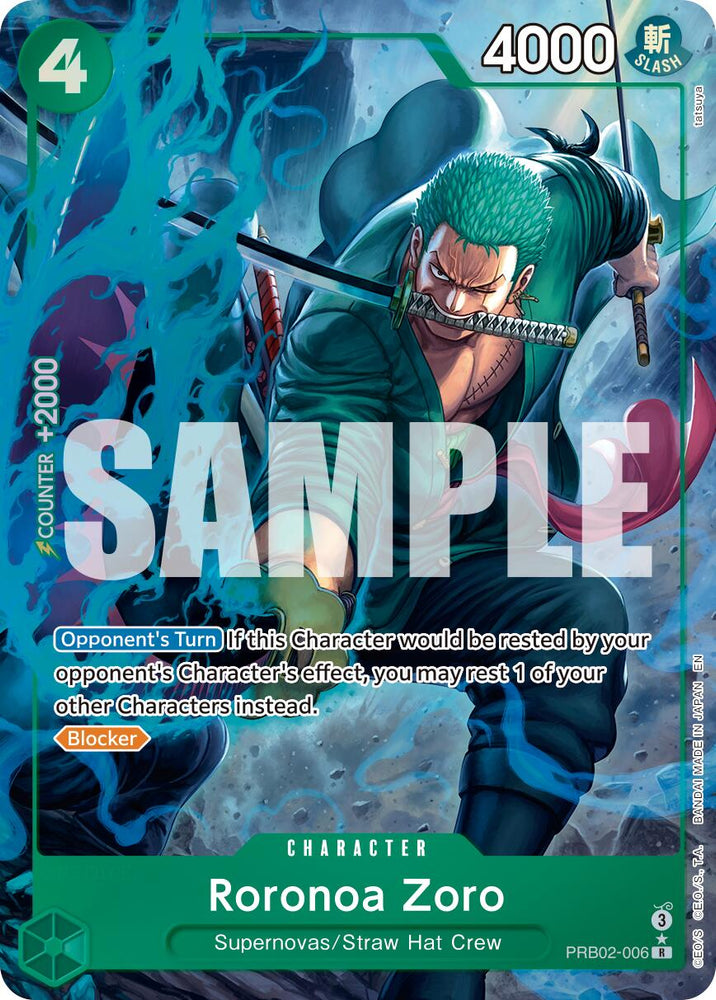 Roronoa Zoro (Alternate Art) [Premium Booster -The Best- Vol. 2] 