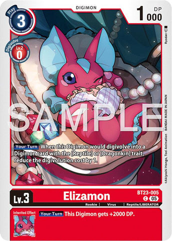 Elizamon [BT23-005] [Hackers' Slumber] 
