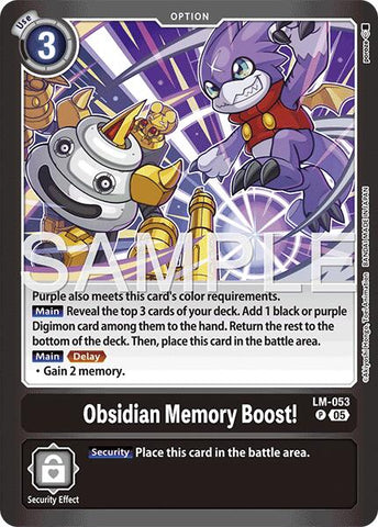 Obsidian Memory Boost!