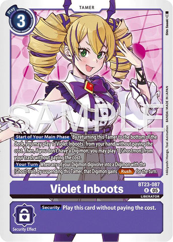Violet Inboots [BT23-087] [Hackers' Slumber] 