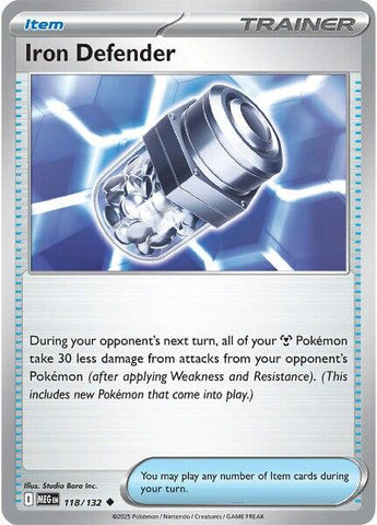 Iron Defender (118/132) [Mega Evolutions: Base Set]