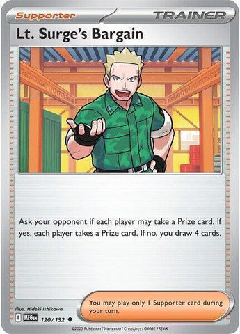 Lt. Surge's Bargain (120/132) [Mega Evolutions: Base Set]