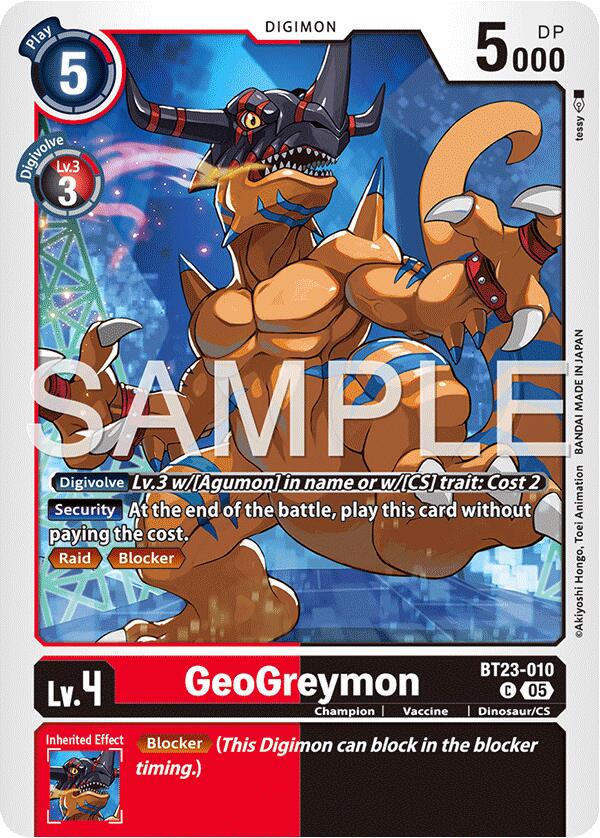 GeoGreymon [BT23-010] [Hackers' Slumber] 