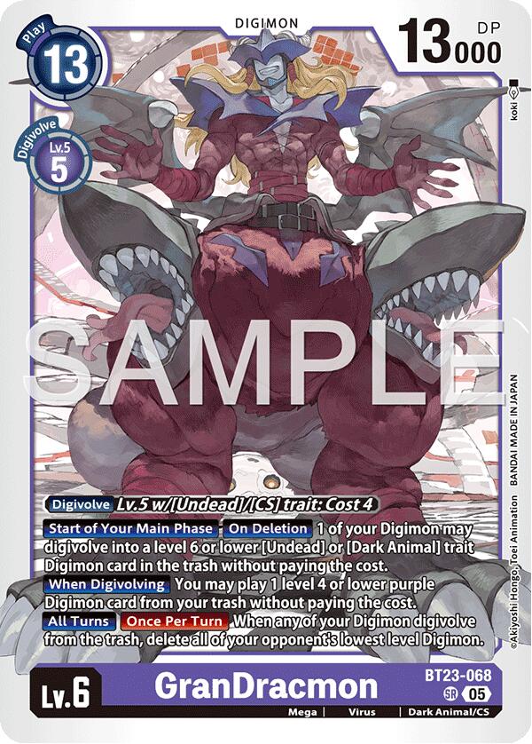 GranDracmon [BT23-068] [Hackers' Slumber] 