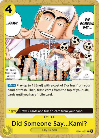 Did Someone Say...Kami? (Reprint)