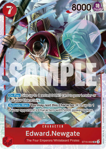 Edward.Newgate (ST15-002) (Reprint) [Premium Booster -The Best- Vol. 2] 