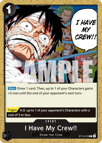 I Have My Crew!! (Reprint) [Premium Booster -The Best- Vol. 2] 