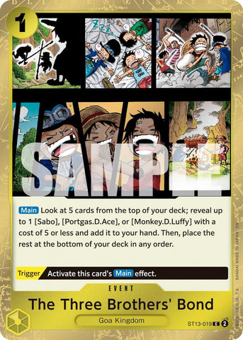 The Three Brothers' Bond (Pirate Foil)