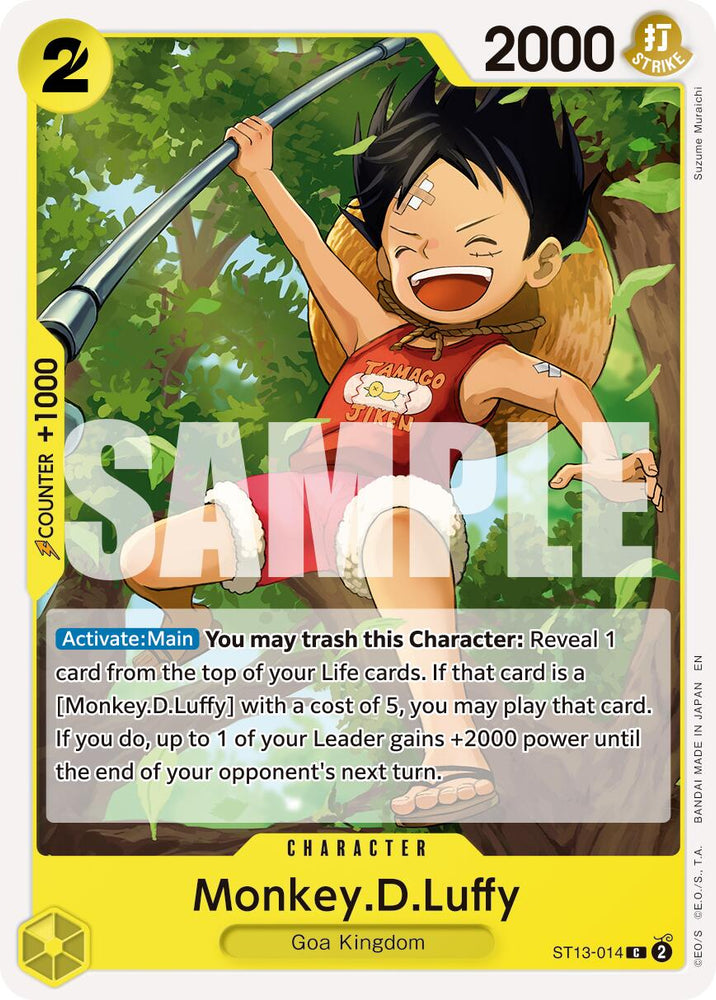 Monkey.D.Luffy (ST13-014) (Reprint) [Premium Booster -The Best- Vol. 2] 