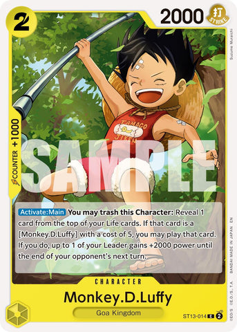 Monkey.D.Luffy - ST13-014 (Reprint)